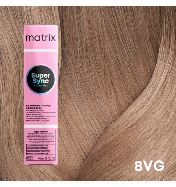 Vopsea Matrix Super Sync 8VG Blond Deschis Violet Auriu 90ml [1]