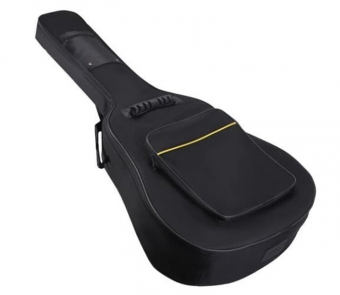 Husa chitara acustica, Poliester, 107x42x13 cm, Negru [6]