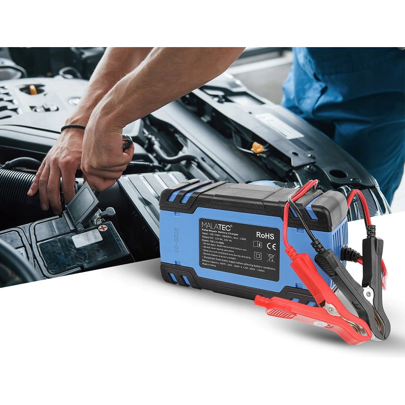 Incarcator,redresor baterii Auto,Moto,Camion, 12/24 V cu Functie de Reparare Baterie [2]