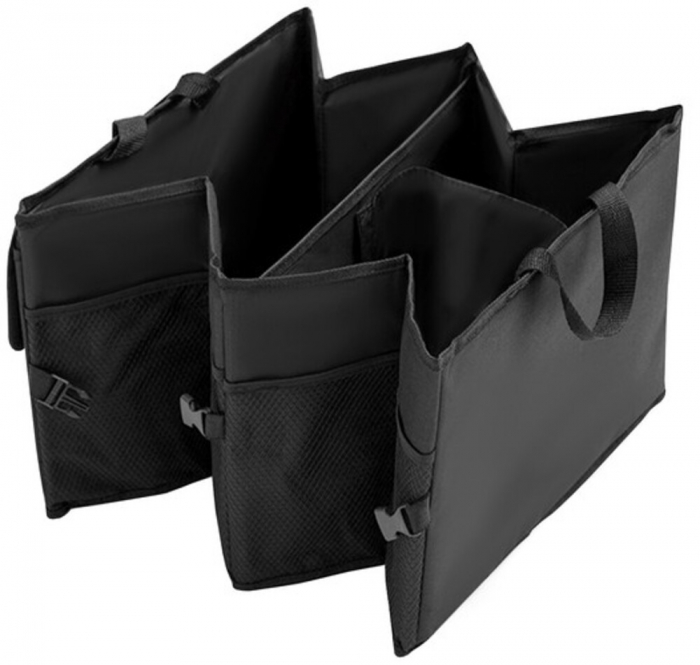 Organizator portbagaj auto cu 9 buzunare 52 x 37 x 25.5cm culoare neagra [7]