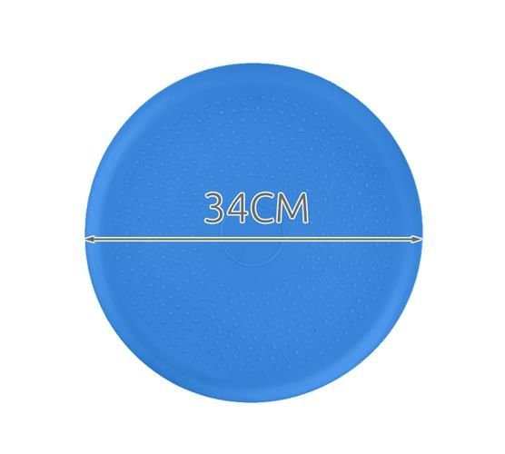 Perna pentru echilibru si masaj gonflabila, cu pompa, diametru 34 cm, albastru [11]