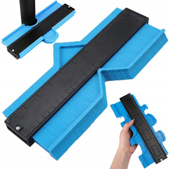 Sablon contur pentru copiat profile, muchii cu rigla [2]