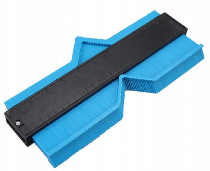 Sablon contur pentru copiat profile, muchii cu rigla [5]