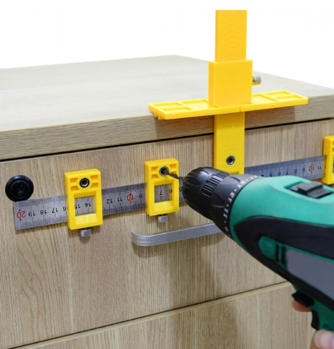 Sablon multifunctional din aluminiu, pentru constructii mobilier [2]