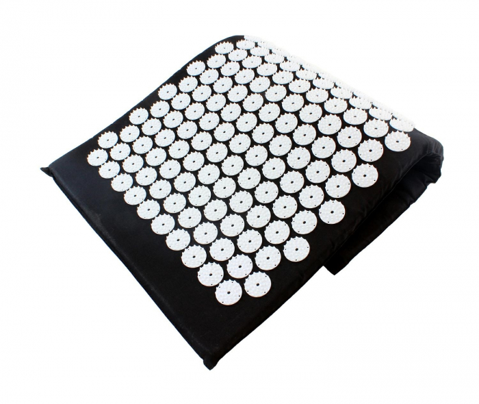 Saltea cu acupunctura si masaj 73x44 cm culoare negru [3]