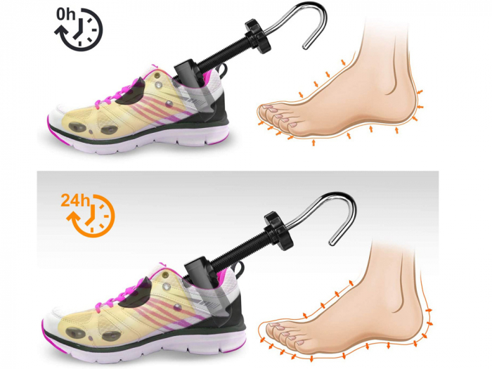 San pentru largit si alungit pantofi, universal, marime 35-42, plastic, galben, 1 bucata [8]