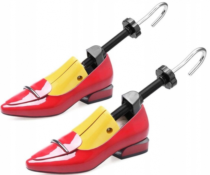 Set 2 sanuri reglabile pentru pantofi, cu arc din ABS , marimea 39-43 [9]