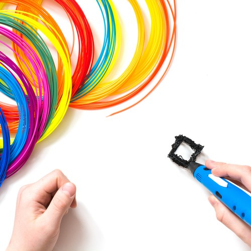 Set 20 X 5m filamente pentru creion 3D, PLA, 1.75 mm, 100m, Plastic, Multicolor [9]