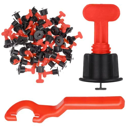 Set 50 tije metalice refolosibile, pentru gresie si faianta  rost de la 1.5 mm, sistem nivelare gresie [4]