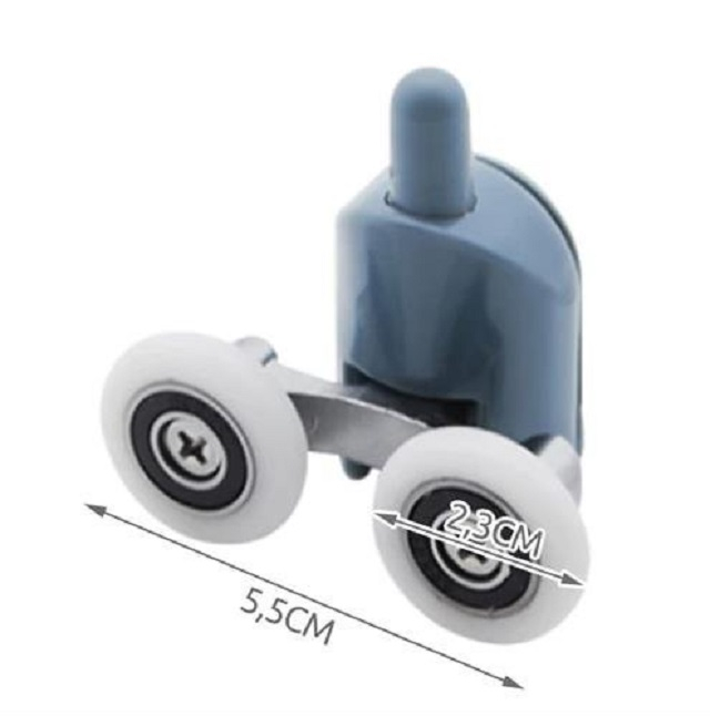 Set 8 role universale duble superioare si inferioare pentru cabina de dus [3]