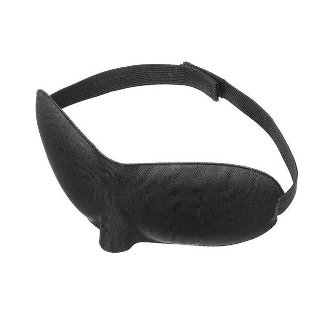 Set Masca de dormit 3D, negru + Dopuri de urechi [2]