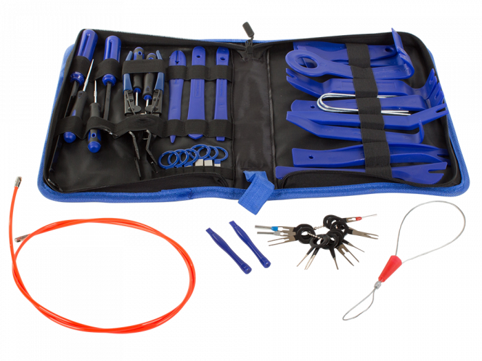 Set scule demontare auto, 11307, Plastic, 37 piese, Albastru,Verk Group [3]