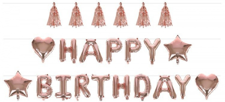 Accesorii ziua de nastere - Set - Happy Birthday, Balon Petrecere de aniversare [6]