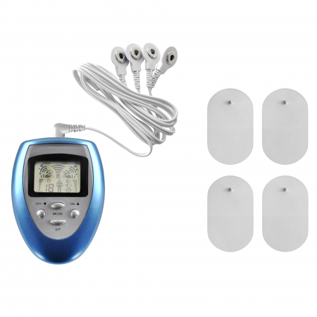 Import EmagMarketplace - Electrostimulator, Iso Trade, 3W, 8 Moduri, 10 Niveluri putere, 500mA, Gri