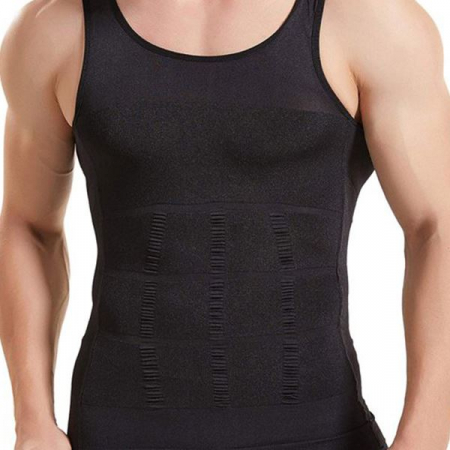 Maiou modelator supraelastic pentru barbati, marimea L, culoare Negru [0]