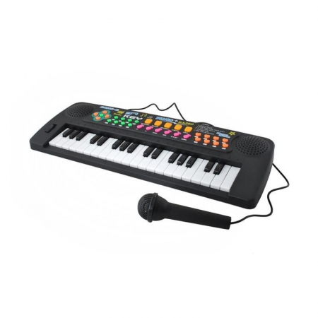 Instrumente muzicale de jucarie - Orga Pentru Copii Cu 37 De Clape, 8 Sunete Instrumentale, Microfon Inclus