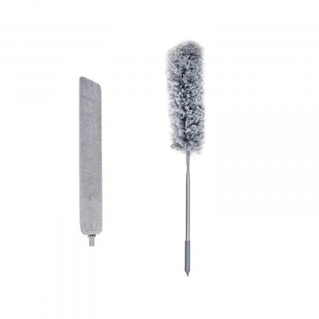 Ustensile de bucatarie - Pamatuf microfibra telescopic 2.5m. cu doua capete, pentru zone greu accesibile