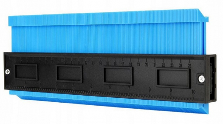 Sablon contur pentru copiat profile, muchii cu rigla [0]