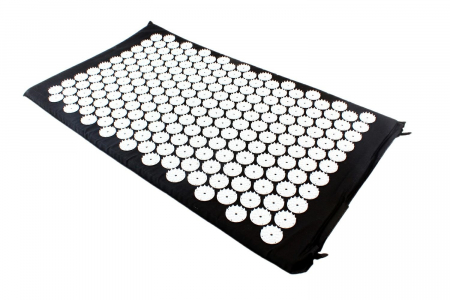 Saltea cu acupunctura si masaj 73x44 cm culoare negru