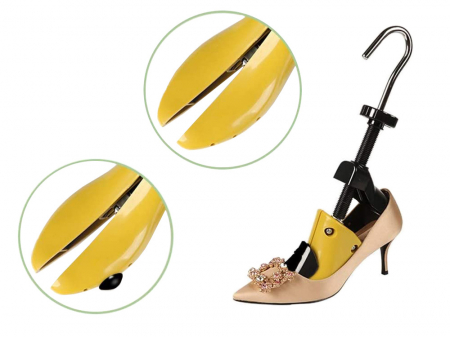 San pentru largit si alungit pantofi, universal, marime 35-42, plastic, galben, 1 bucata [4]