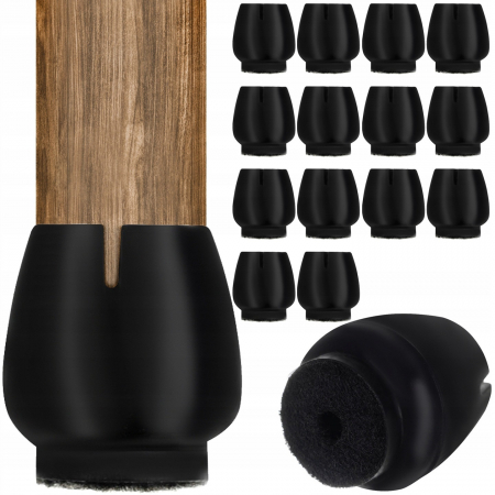 Set 16 protectii pentru picioare scaun din cauciuc, intre 12-16mm [2]