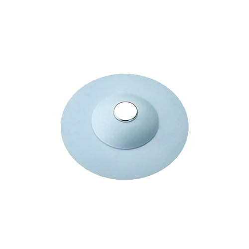 Accesorii chiuvete - Set 2 Dopuri din Silicon pentru Chiuveta universale albastru