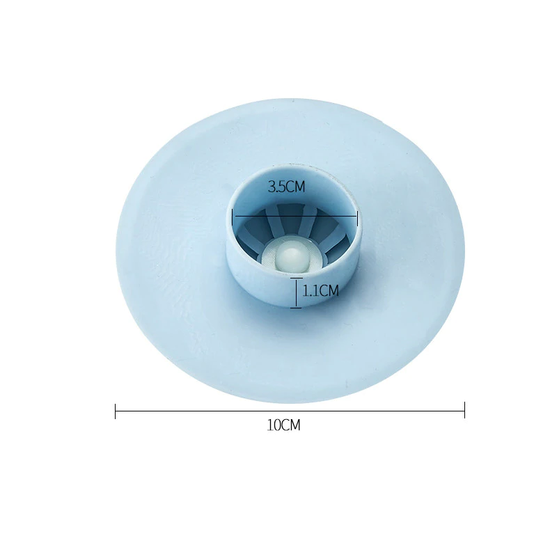 Set 2 Dopuri din Silicon pentru Chiuveta universale albastru [1]
