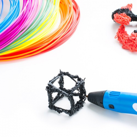 Set 20 X 5m filamente pentru creion 3D, PLA, 1.75 mm, 100m, Plastic, Multicolor [9]