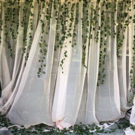 Set 6 ghirlande decorative iedera artificiala, 81 Frunze/Ghirlanda, lungime 12.6.m, Inaltime 2.1m, Plastic [6]