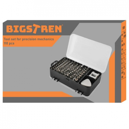 Set Surubelnite de Precizie, Biti Si Tubulare, 110 Piese, Reparat Telefoane, Torx, Otel Cromat Vanadiu [7]