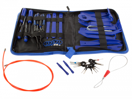 Set scule demontare auto, 11307, Plastic, 37 piese, Albastru,Verk Group [2]
