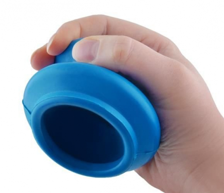 Ventuza terapeutica din cauciuc, pentru masaj, anti-celulitic si relaxare musculatura, albastru [3]