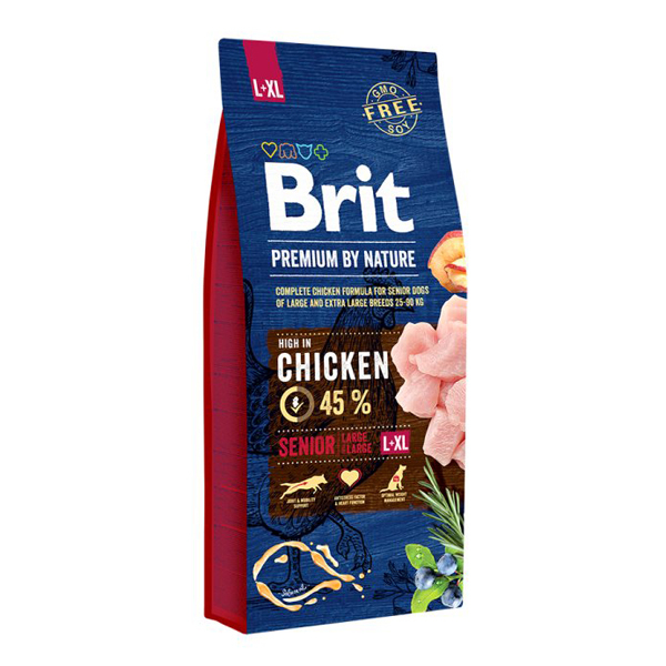 Brit Premium by Nature Senior L-XL, 15 kg [1]