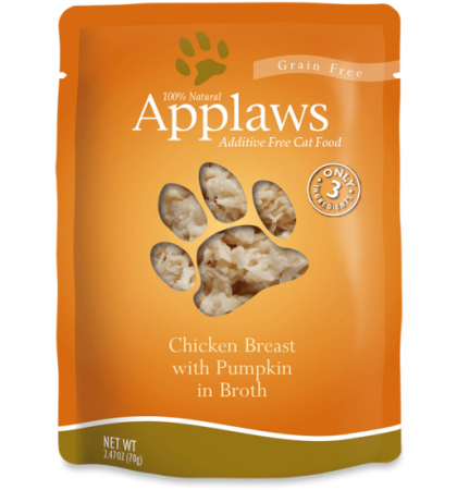 Applaws - Applaws Cat Adult - Piept de pui si dovleac - plic 70g