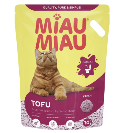 Asternut - Asternut tofu, Miau Miau, pentru pisici