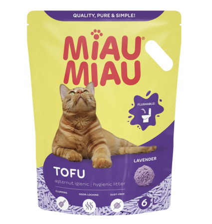 Asternut - Asternut tofu, Miau Miau, pentru pisici