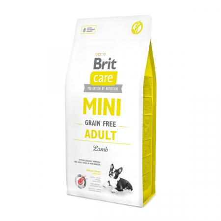 Caini - Brit Care Mini Grain free Adult cu Miel