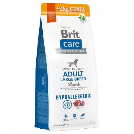 Brit - Brit Care Dog Hypoallergenic, Adult Large Breed Miel și orez