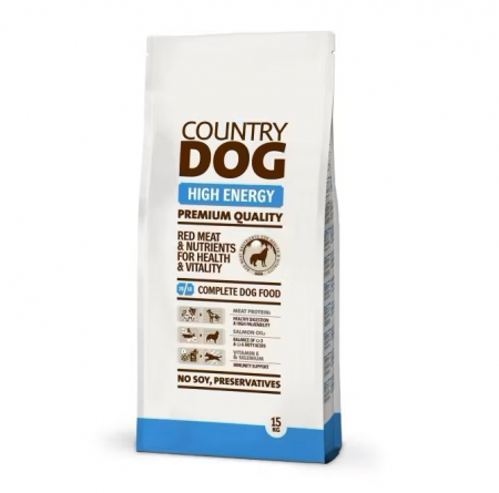 Hrana uscata - Country Dog High Energy, 15 kg