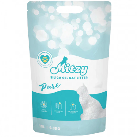 Asternut - Nisip silicat gel pure pentru litiera, Mitzy