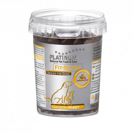 Platinum Fit Sticks Chicken and Rabbit 300g