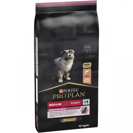 Pro Plan - Pro Plan Puppy Medium Sensitive Skin, 12 kg