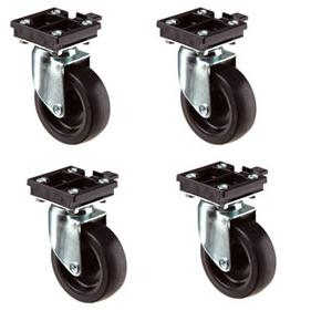 Custi Transport Plastic - Set 4 roti cusca Atlas 50/60/70
