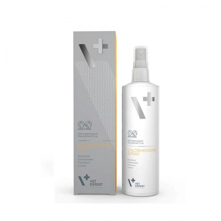 Igiena - VetExpert Spray Nanosilver Clorhexidina 4%, 100ml