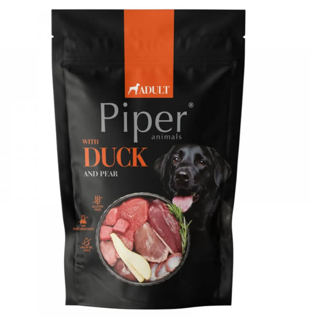 Piper Adult hrana umeda 500g rata si pere