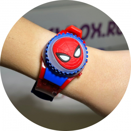 Ceas de jucărie electronic pentru copii cu lumină și personaje din desene animate [4]