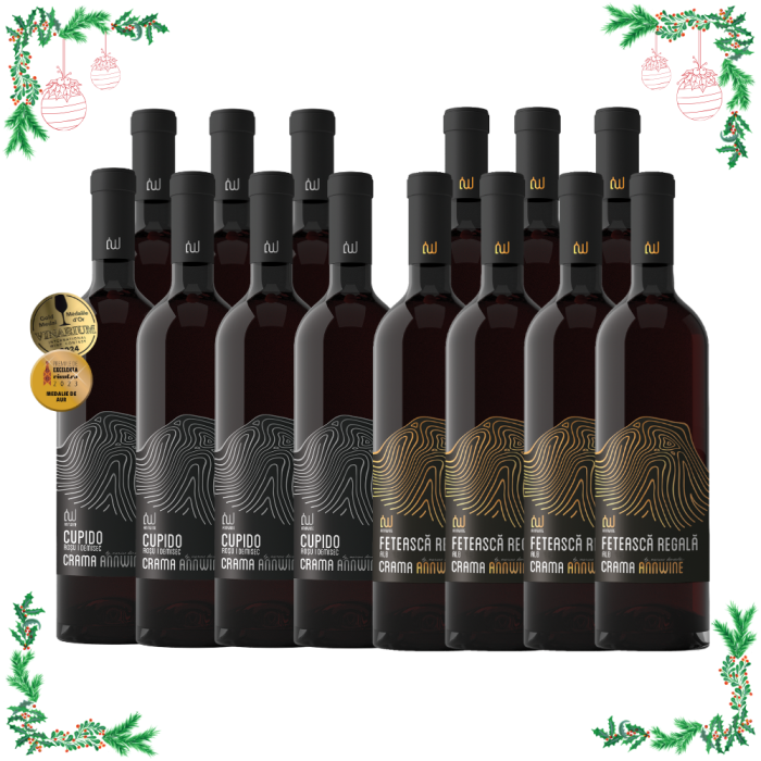 Pachetul Armonia Sarbatorilor – 7 Cupido + 7 Feteasca Regala [1]