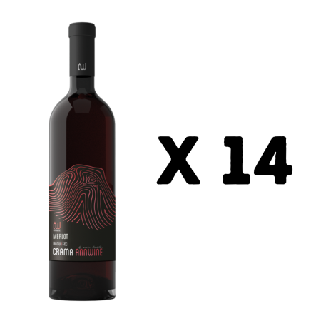 Promotii - 10 + 4 GRATUIT Merlot Rosu Sec