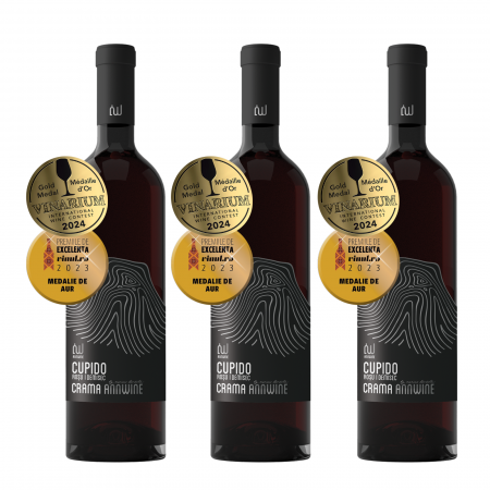 Promotii - CUPIDO x 3, rosu, demisec - Pachet Promotional