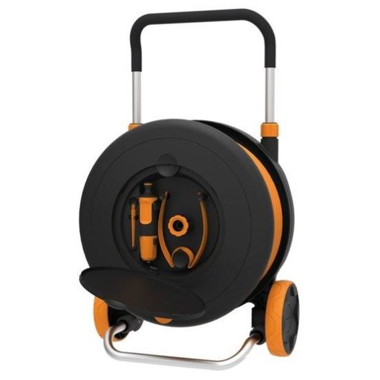 Irigare - Set furtun cu tambur Fiskars L, 30 m